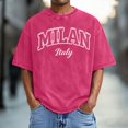thumbnail image 2 of CONZONE Mens T-Shirts Short Sleeve Distressed T Shirts for Men Crew Neck Letter Graphic Y2K Casual Summer Tee Tops, 2 of 4