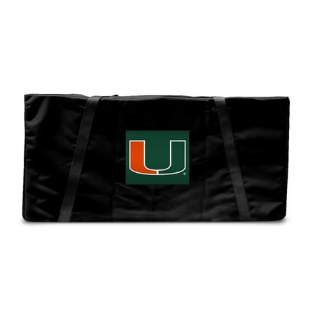 UPC: 0193547716487 | Miami Hurricanes Regulation Cornhole Carrying Case