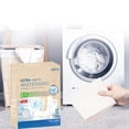thumbnail image 4 of VMWMSSR 10 Pack Ultra-White Fabric Sheets, 2-In-1 Laundry Whitener & Color Catcher, White Clothes Brightener For Laundry, Stain Removal & Color Protection(White-14Cm), 4 of 8
