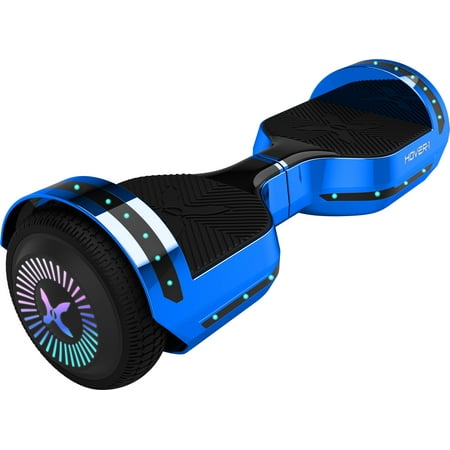 Hover-1 - Chrome 2.0 Electric Self-Balancing Scooter w/6 mi Max Operating Range & 7 mph Max Speed - Blue