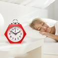 thumbnail image 4 of KER Button Light Alarm Clock For Children's Bedroom Bedside Style 10cm Small Silent Alarm Clock, 4 of 6