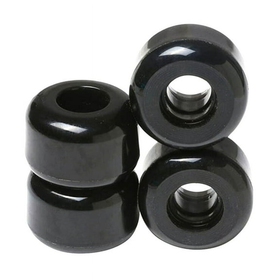 4Pcs/Set Skateboard Longboard Wheel 54mmx36mm 82A Wheel Stunt Skateboards Downspeed PU Wheel,Black