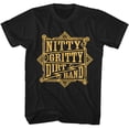 thumbnail image 1 of Nitty T-Shirt Adulte Noir avec Bordures en Bande de Terre Gritty, 1 of 2