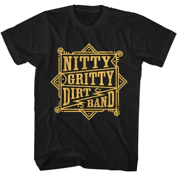 Nitty Gritty Dirt Band Borders Black T-Shirt