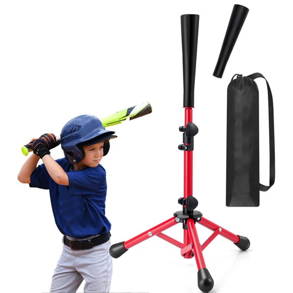 Soporte de tee de bateo fifilion ajustable de 52 a 77 cm para niños