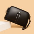 thumbnail image 3 of Bolso de hombro de piel auténtica para mujer, bolso de mano informal a la moda que combina con todo, bolso de piel de vaca con varias capas para mujer, 3 of 6