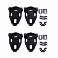 thumbnail image 1 of Black Plastic Bike Cleat Set for Road Cycling Pedals Compatible with Time IClic and X-Presso Systems, 1 of 5
