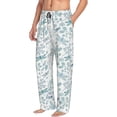 thumbnail image 6 of Sigee Dragonfly print Men's Pajama Pants Lounge Sleep Bottoms with Elastic Waistband and Pockets-X-Large, 6 of 6