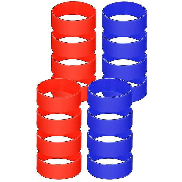 16 bandas de silicona compatibles con bandas de silicona para vasos de sublimación