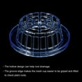 thumbnail image 3 of Uxcell 6 Inch Round Garden Plastic Mesh Cup Slotted Net Pot Basket for Flower Planting Blue 1 Pack, 3 of 5