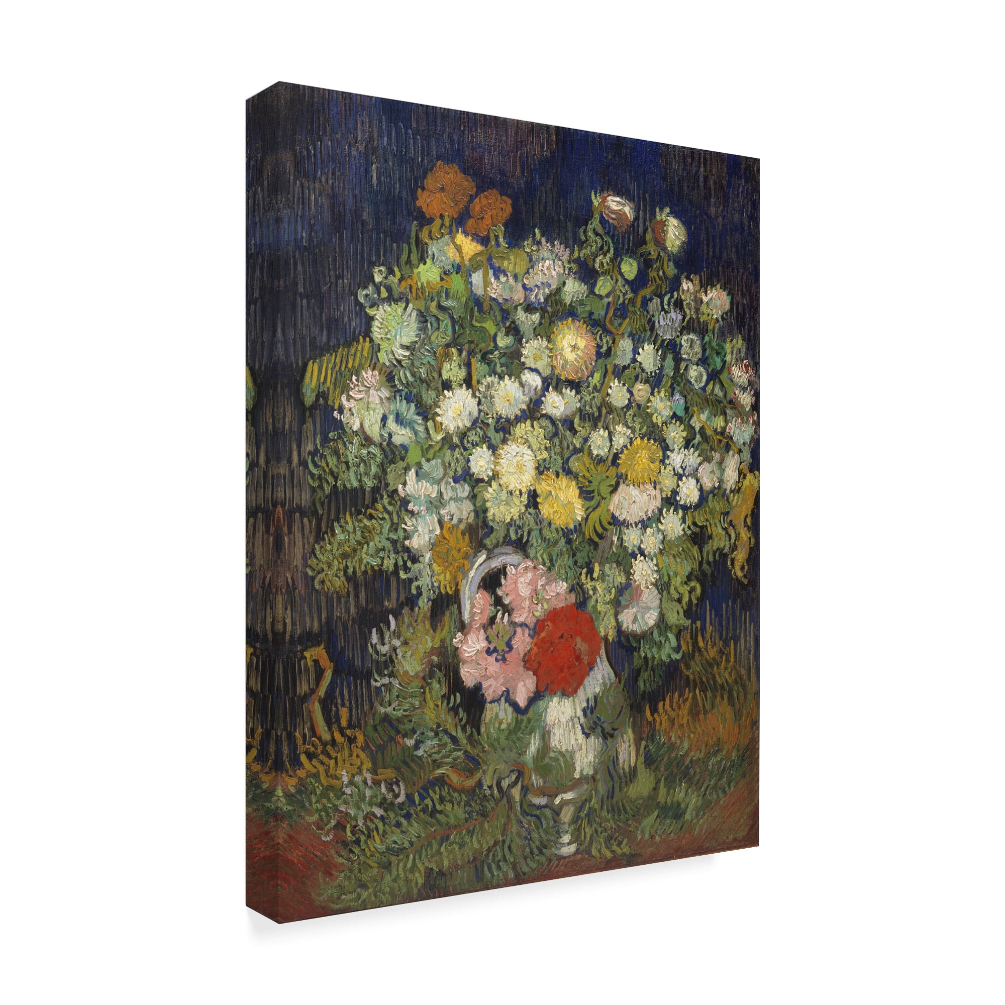 Trademark Fine Art 'Bouquet Of Flowers In A Vase' Canvas Art by Vincent Van Gogh