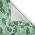 thumbnail image 6 of Ambesonne Tropical Valance & Curtain, Exotic Fashion Monsteras, 55"x45", Jade Green and Pale Grey, 6 of 7