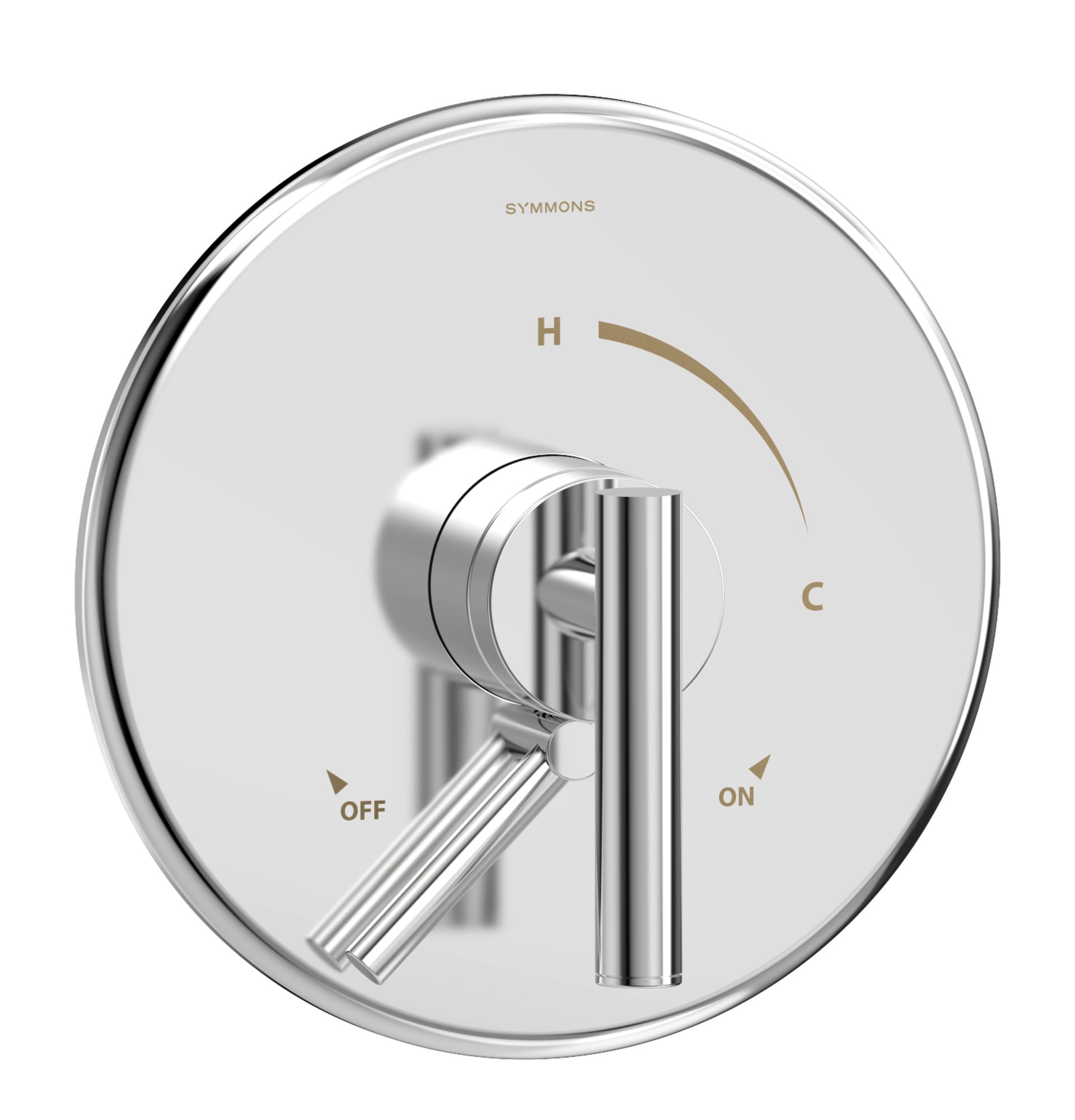 Dia Shower Valve Trim in Polished Chrome (Valve Not Included)