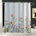 thumbnail image 2 of Spring Shower Curtain Boho Shower Curtains for Bathroom Colorful Shower Curtain Flower Floral Modern Shower Curtains 72x72in, 2 of 7