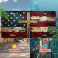 thumbnail image 5 of 1 Pcs 2D Flat License Plate Covers & Frames, American Flag For Decorative Front, Waterproof For Decoration Aluminum License Plate Covers & Frames Cover For Men Women, 12" X 6", 5 of 7