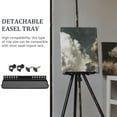 thumbnail image 4 of OULII Foldable Design Easel Tray Plastic Black 1Pack for Holding Painting Supplies, 4 of 8