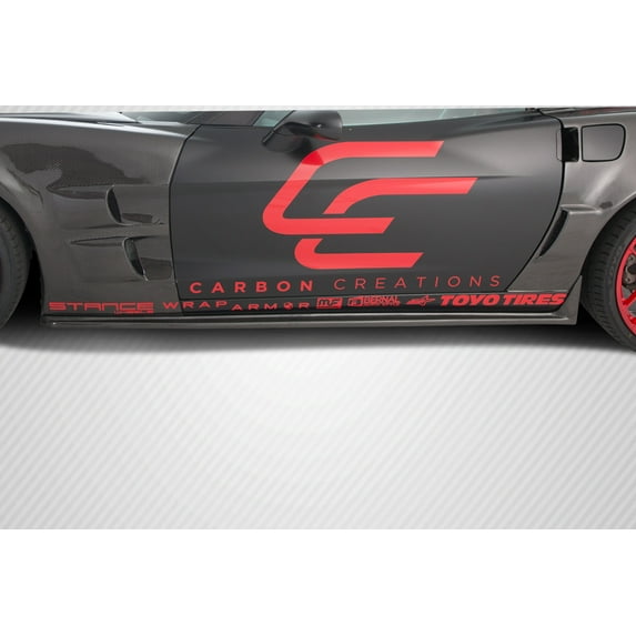 2005-2013 Chevrolet Corvette C6 Carbon Creations ZR Edition Side Skirts Rocker Panels - 2 Piece