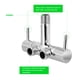 thumbnail image 4 of EeaseMX Separador de agua de 3 vías, desviador de ducha, ángulo de baño, inodoro, bidé, grifo de ducha, conector en T, interruptor doble, adaptador en T, grifo de agua, 4 of 7