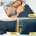 thumbnail image 6 of Kingrest Waterproof Pillow Protectors with Zipper, Cooling Bamboo Queen Size Bed Pillow Case Covers, Bed Bug Pillow Cover, Zippered Plastic Pillowcase (4 Packs, Queen 20"x30"), 6 of 6