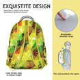 thumbnail image 5 of Marijuana Print University Backpack for Presentations - Durable Student Bookbag with Laptop Sleeve, Trendy Daypack for School and Campus, Special Gift for Lovers, 5 of 6