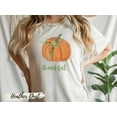 thumbnail image 3 of Women's Thankful Pumpkin Thanksgiving T-Shirt, 3 of 8