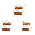 thumbnail image 1 of 30X Yellow LED 2.5Inch 2 Diode Light Oval Clearance Trailer Truck Side Marker Lamp, 1 of 8