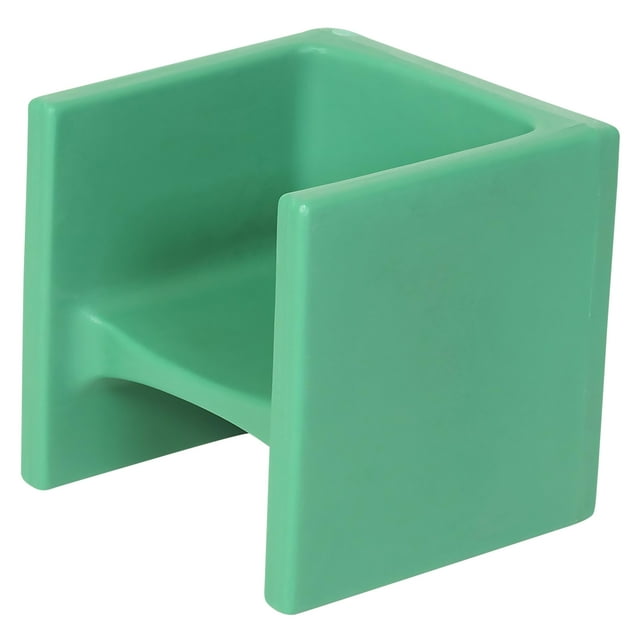 Children's Factory Indoor Outdoor Kids Cube Chair For Classroom, Green