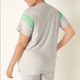 thumbnail image 3 of Victoria's Secret PINK Women's Logo Campus Shorts Sleeve T-Shirts Gray S, NWT, 3 of 6