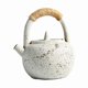 thumbnail image 4 of Tetera japonesa de cerámica, tetera decorativa con asa, para la cocina, para Año Nuevo Blanco, 4 of 9