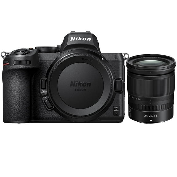 Nikon 1649 Z5 Full Frame Mirrorless Camera 24.3 MP CMOS FX Sensor 4K UHD Video with NIKKOR Z 24-70mm f/4 S Lens