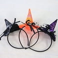 thumbnail image 4 of Elaine Room Diadema Sombrero Aro Banda Headwear Bruja Mago Telaraña para Halloween Fiesta de Navidad Disfraz Niñas Niños Mujeres, 4 of 4