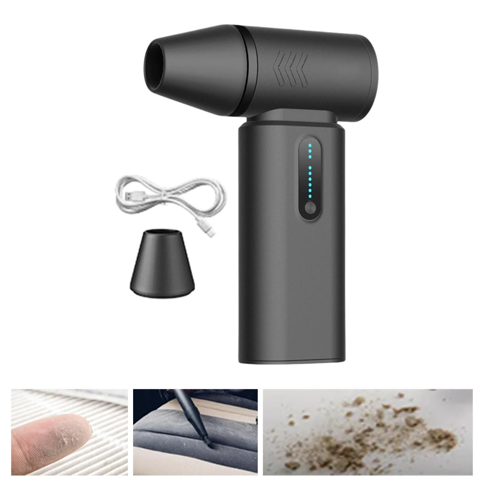 Baoblaze Compressed Air Duster Powerful Fan for Efficient Cooling Hair Cleaning Black