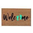 thumbnail image 2 of GDDTOY Barefoot Doormat Beach Doormat Welcome Funny Cute Doormat Door Mat Welcome Friends Doormat Funny Doormat New Home Door Mat Carpet Indoor Outdoor Carpet Polyester Fabric, 2 of 4