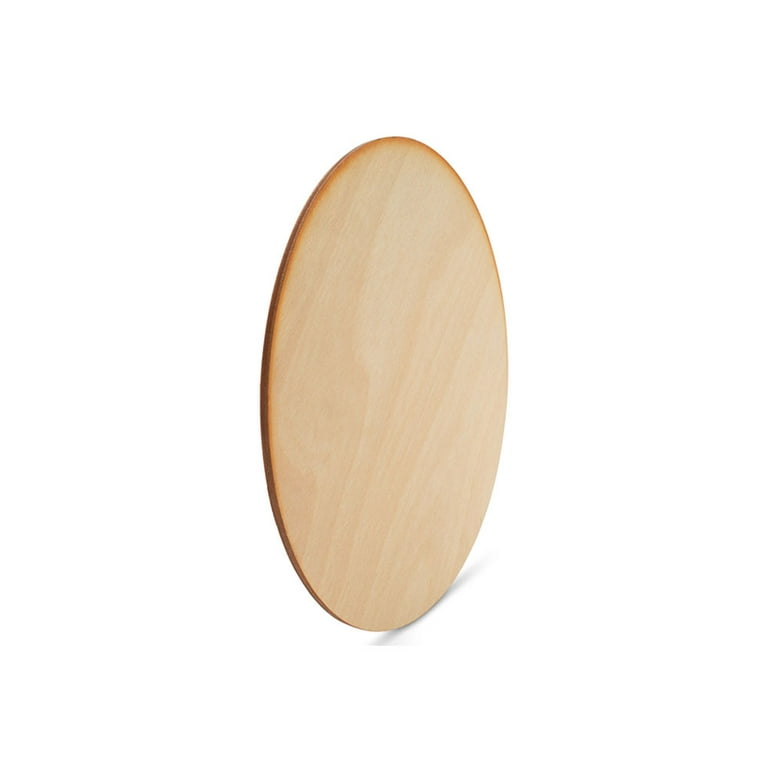 10x Wooden Plain Round Circles Craft Shapes 3mm Plywood 