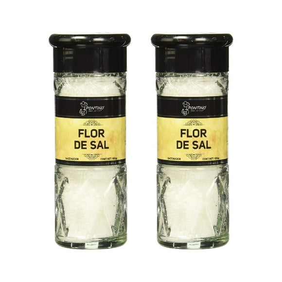 PONTINO Flor De Sal 100g 2 Piezas
