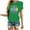 Green, variant on Ichuanyi Womens Tops, Summer Clearance 2021 Easter Eggs Happy Easter Print Men And Women Loose Plus Size Short Sleeves