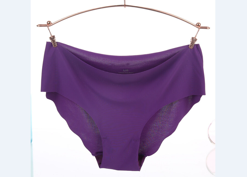 Womens Seamless solid Soft Underpants Lingerie Briefs Hipster Underwear Panties