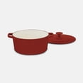thumbnail image 3 of Cuisinart Chef's Classic Enameled Cast Iron Round Covered Casserole, 5 Qt, Cardinal Red, 3 of 6