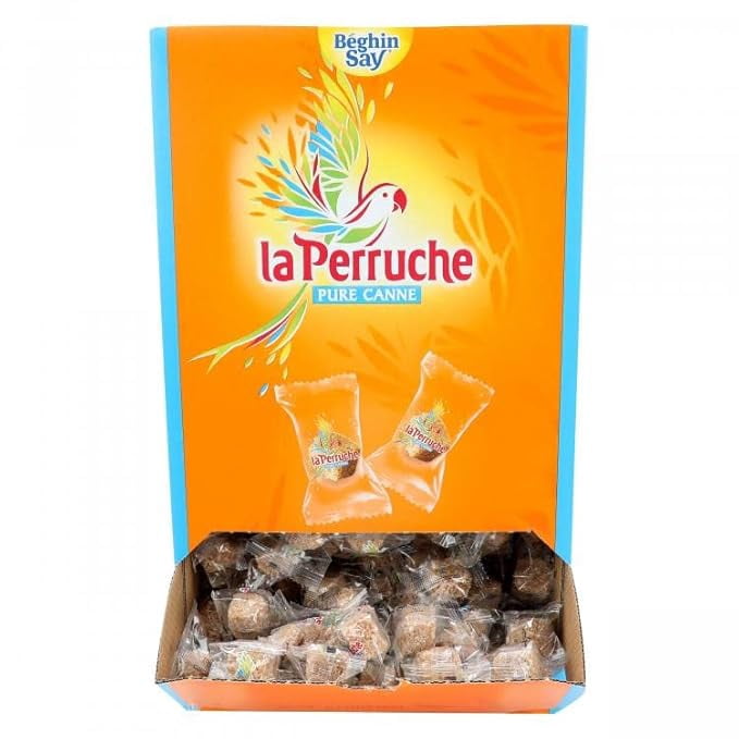La Perruche Individually Wrapped Rough Cut Brown Sugar Cubes 5.5lb