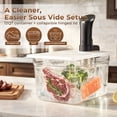 thumbnail image 4 of Everie 12 Quart Sous Vide Container with Collapsible Hinged Lid - Compatible with Most Anova Precision Sous Vide Cookers Diameter Less than 62mm (EVC-NANO), 4 of 9