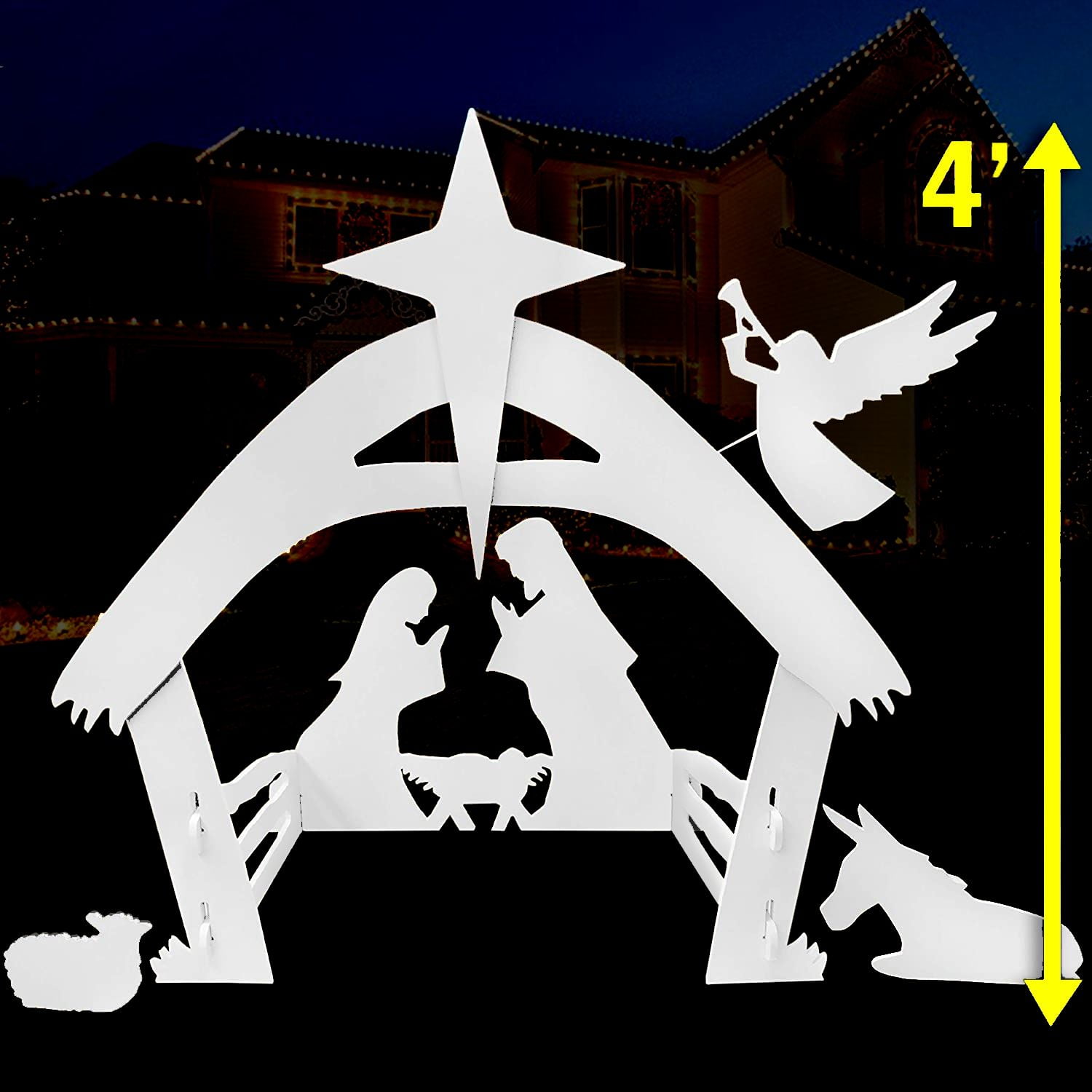 Giant Outdoor Nativity Scene