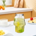 thumbnail image 4 of BigTiny Skull Canning Jar with Lid Food Grade BPA Free Large Capacity Leakproof Reusable Halloween Drinking Glasses Jar Beverage Holder, 4 of 8