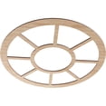 thumbnail image 2 of Ekena Millwork 30"OD x 10 7/8"ID x 1/4"T Grace Wood Fretwork Pierced Ceiling Medallion, Alder, 2 of 3