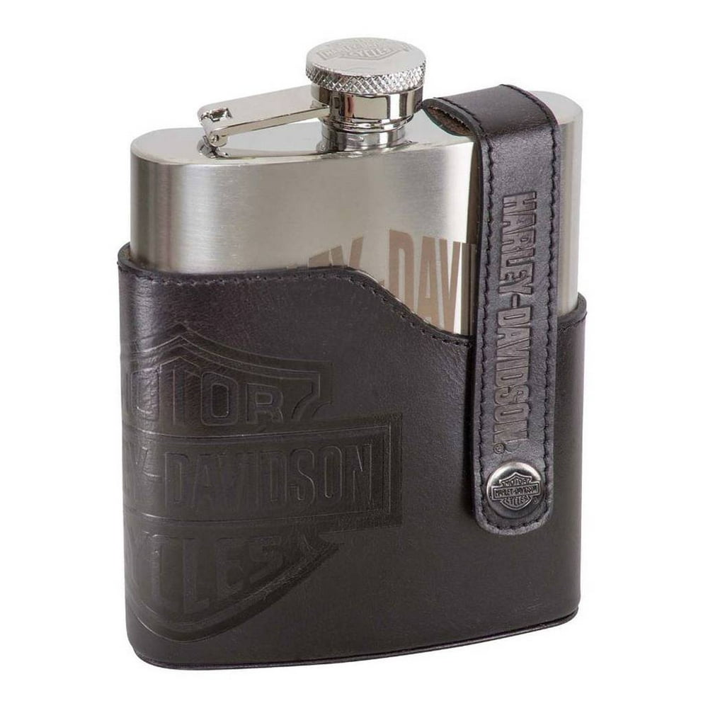harley davidson hip flask