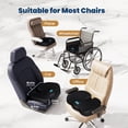 thumbnail image 6 of Everlasting Comfort Memory Foam Seat Cushion for Office Chairs and Car Seats, 6 of 10