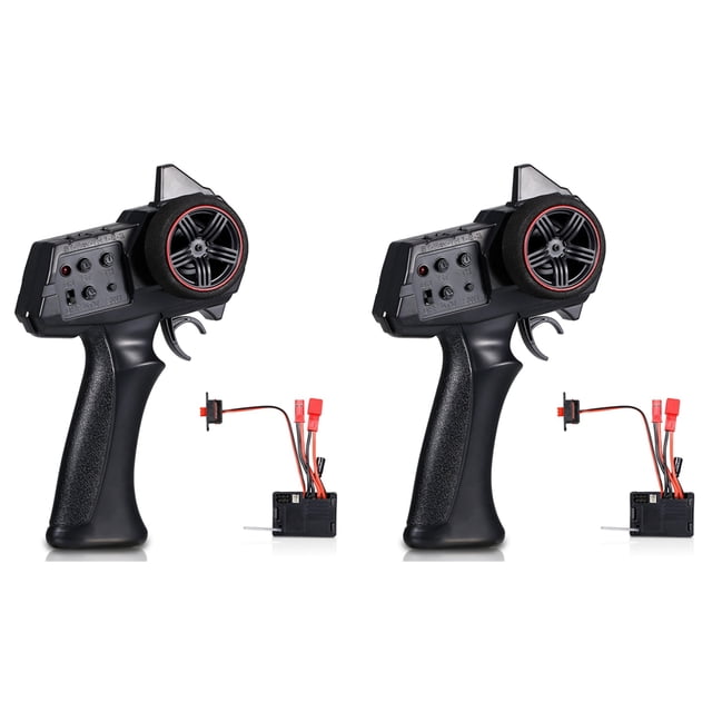 2X AX-7S AX7S Télécommande Émetteur 2.4G 3CH avec Récepteur 2 en 1 ESC pour D12 MN D90 MN99S MN86