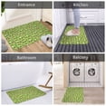 thumbnail image 5 of Sikiie Cute Green Frog Print Flannel Anti-slip Floor Mat 16x24in, Thickened Dustproof Entrance Door Mat Floor Mat for Kitchen, Bathroom, Laundry Room, 5 of 7