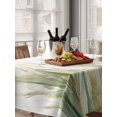 thumbnail image 6 of Vintage Green Leaf Table Cloth, Spring Country Watercolor Plant Waterproof Tablecloth for Rectangle Tables, Reusable Washable Fabric Table Cover for Restaurant Kitchen Dining Tables 52"x70", 6 of 6