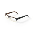 thumbnail image 3 of Randy Jackson Men's RJ1038 Rectangular Prescription Eyeglasses with Case, Black/Gold, 3 of 7