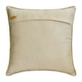thumbnail image 3 of The HomeCentric Cushion Cover, Decorative Gold Pack of 2, 20x20 inch (50x50 cm) Throw Pillow Covers, Jacquard Foil Sequins & Foil Throw Pillows For Sofa, Abstract Contemporary Style - Paisley Treasure, 3 of 3